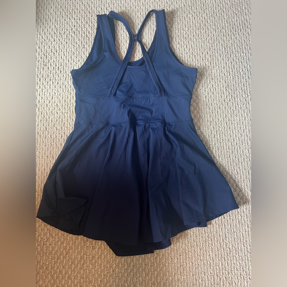 Women's Navy Blue Athletic Dress - Picture 4 of 5